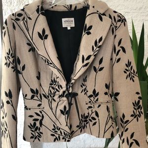 Vintage Armani Collezioni Print Blazer